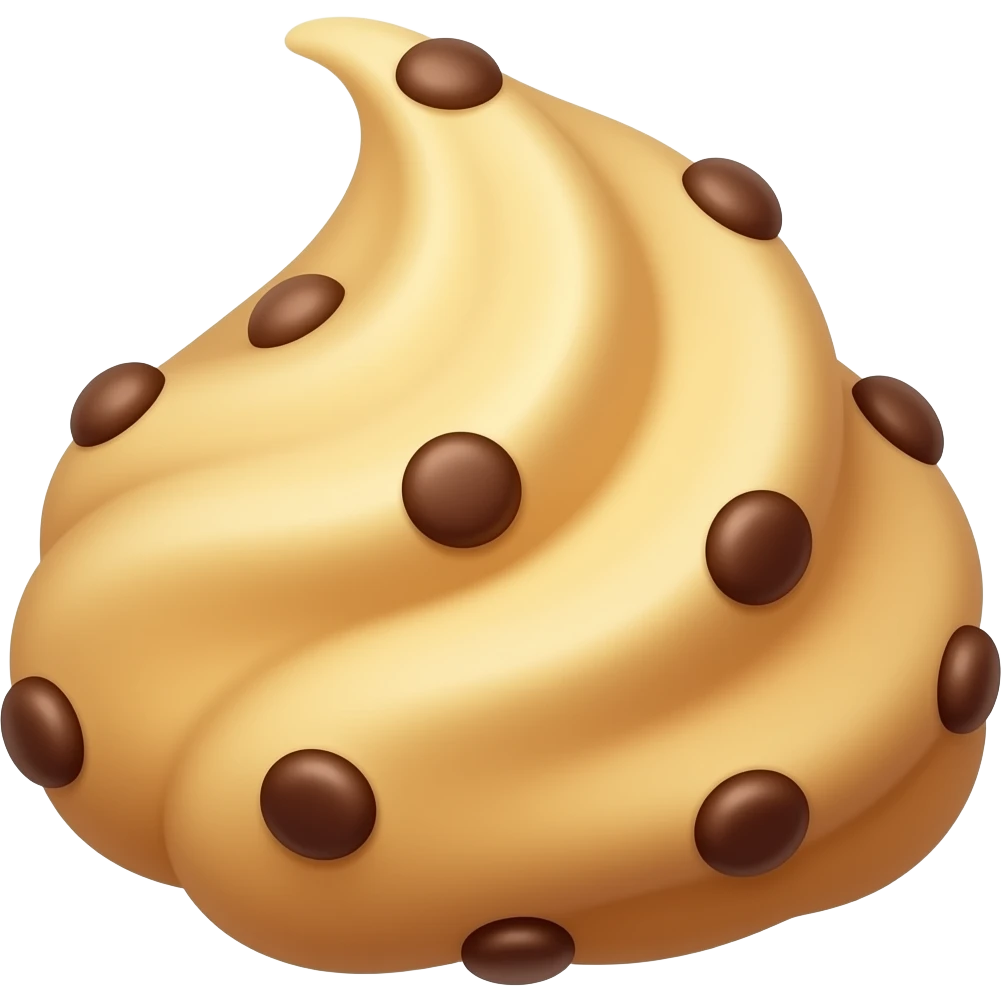 Cookie dough emoji