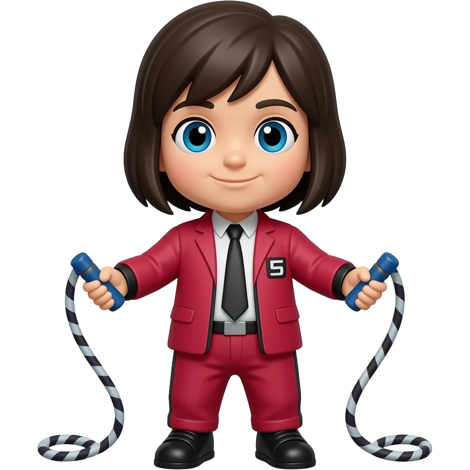 Jumprope doll squidgame app emoji