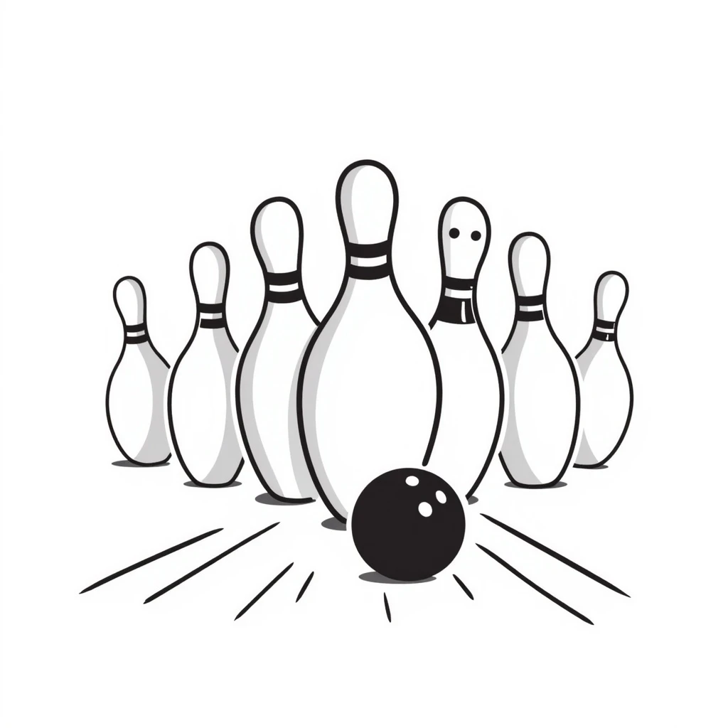 Bowling pins emoji