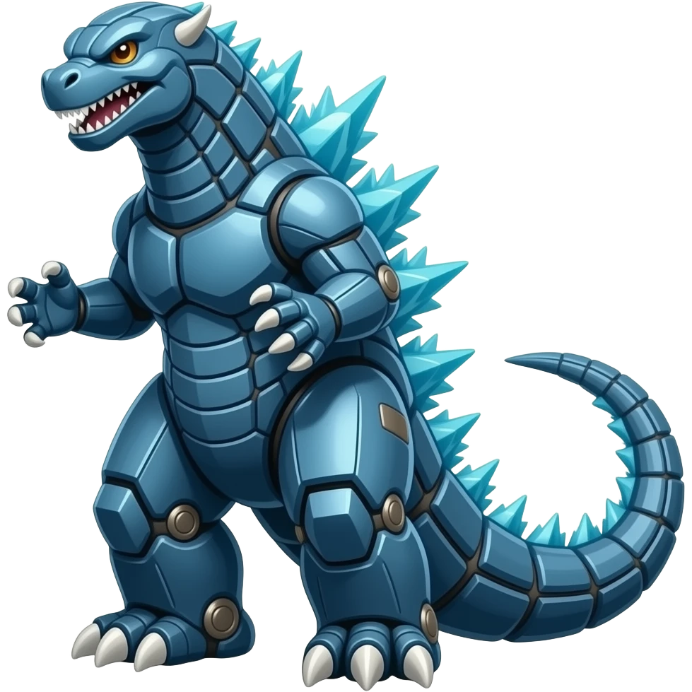 blue mechagodzilla emoji