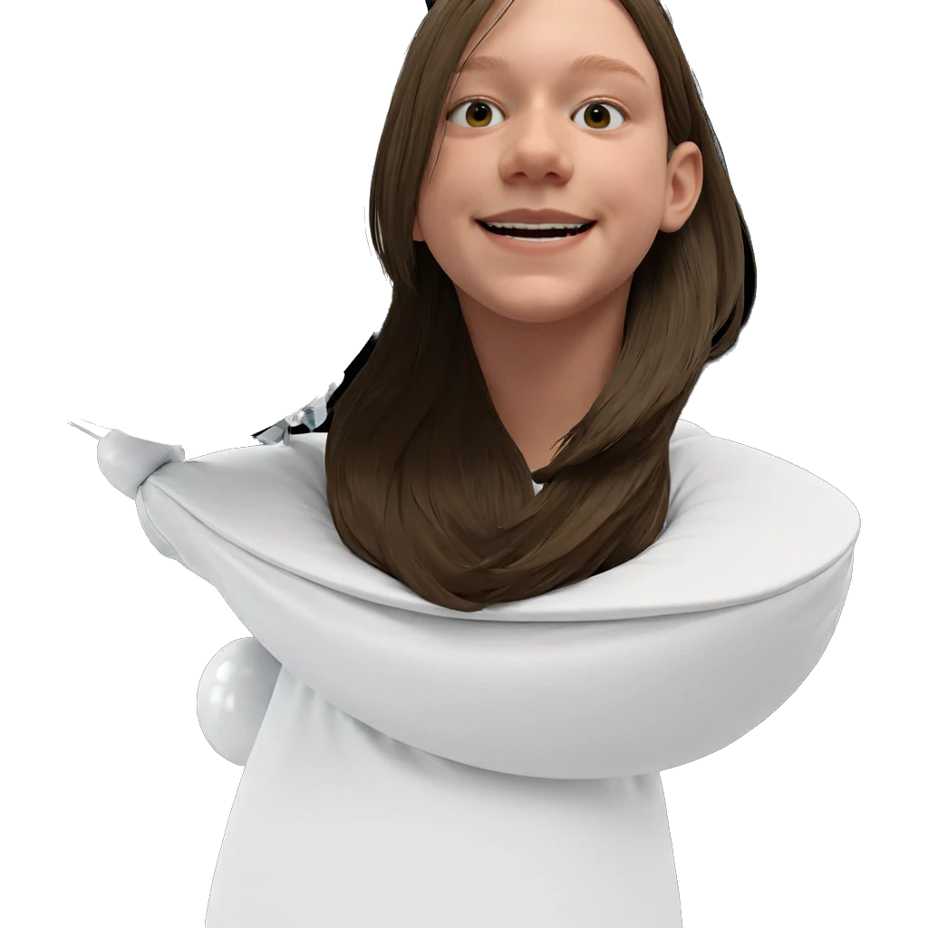 smiling astronaut with balloon emoji