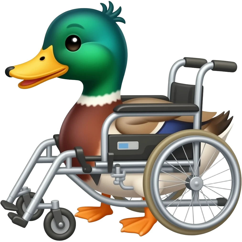 Disabled Duck emoji