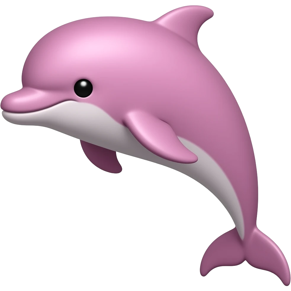 Pink 🐬 emoji