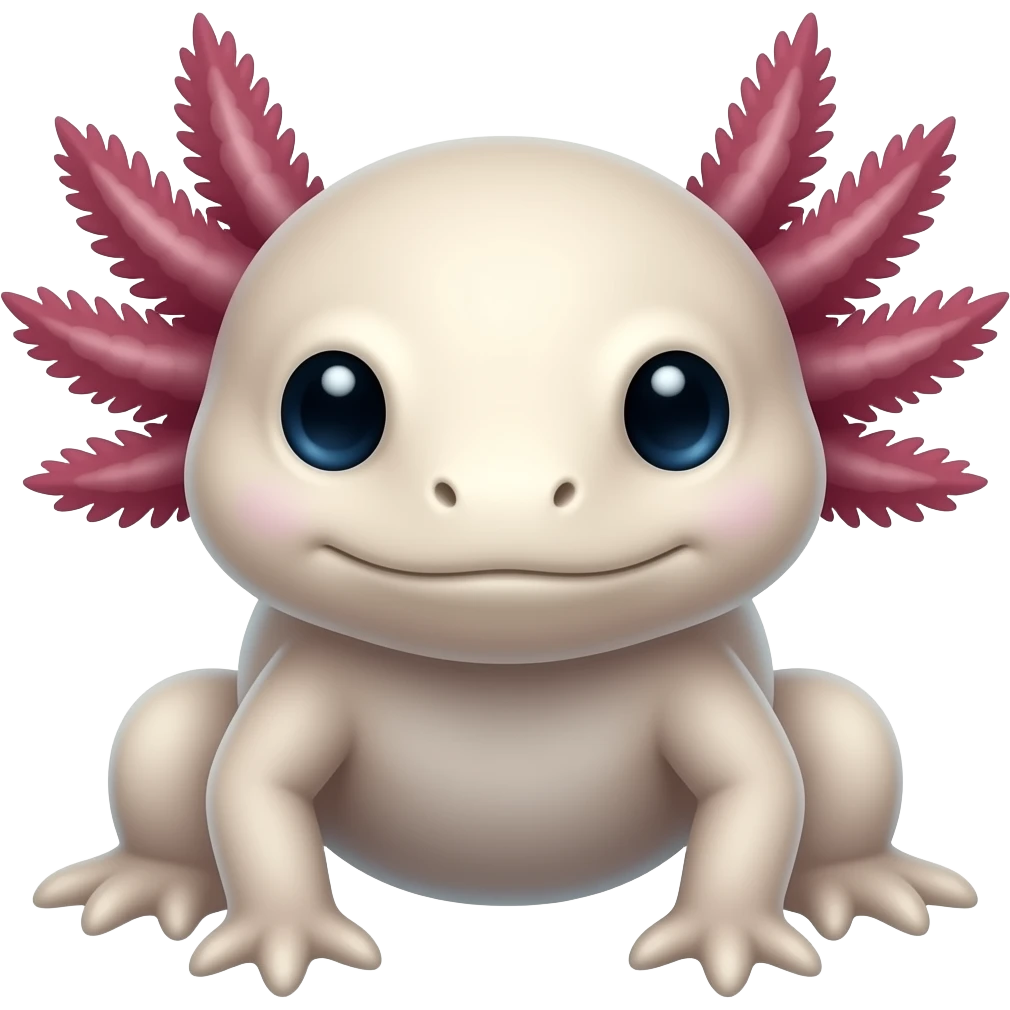 Make an axolotl emoji. emoji