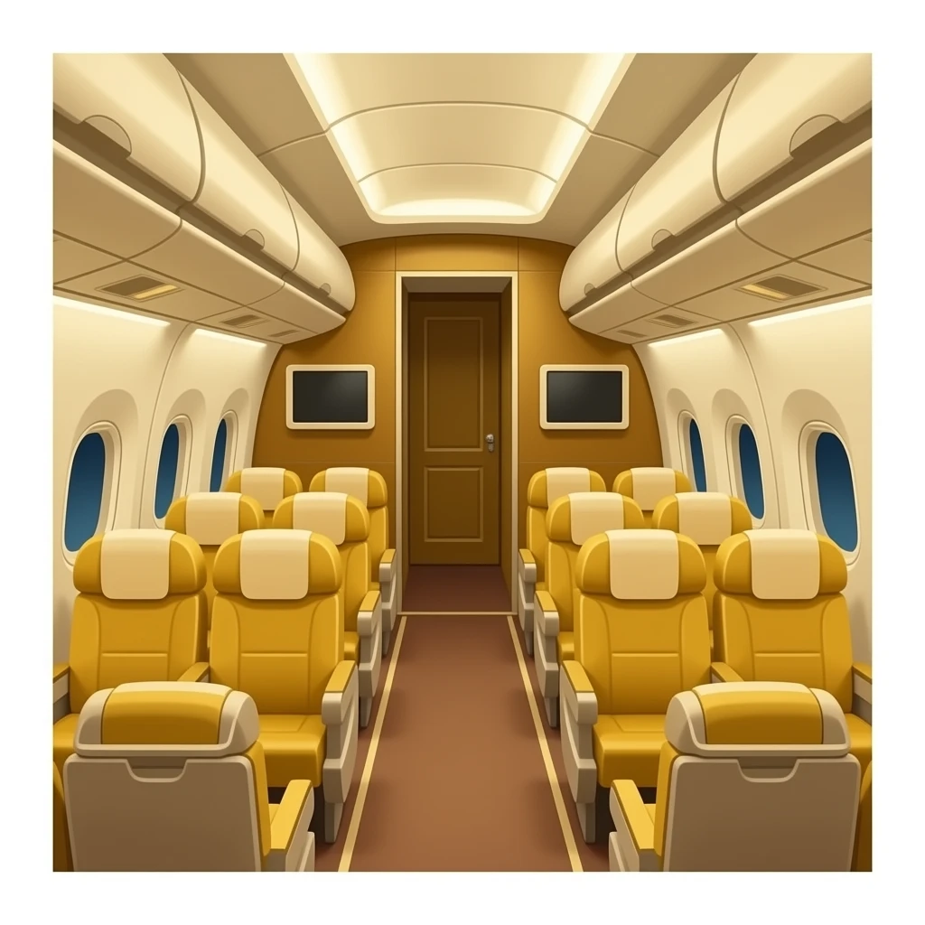 gold first class flight emoji