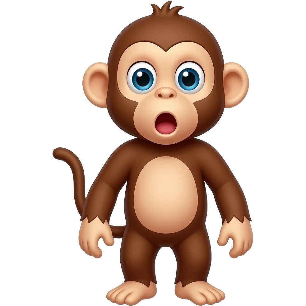 Mono sorprendido emoji