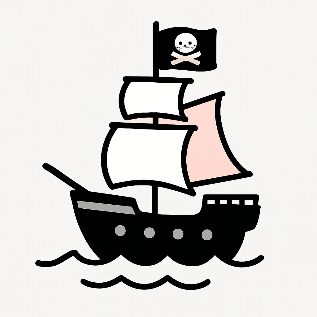 pirate ship emoji