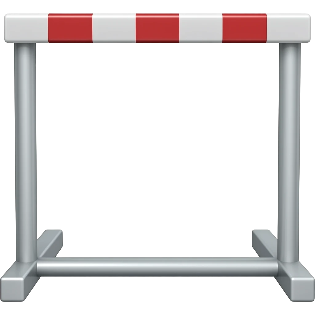 hurdles emoji