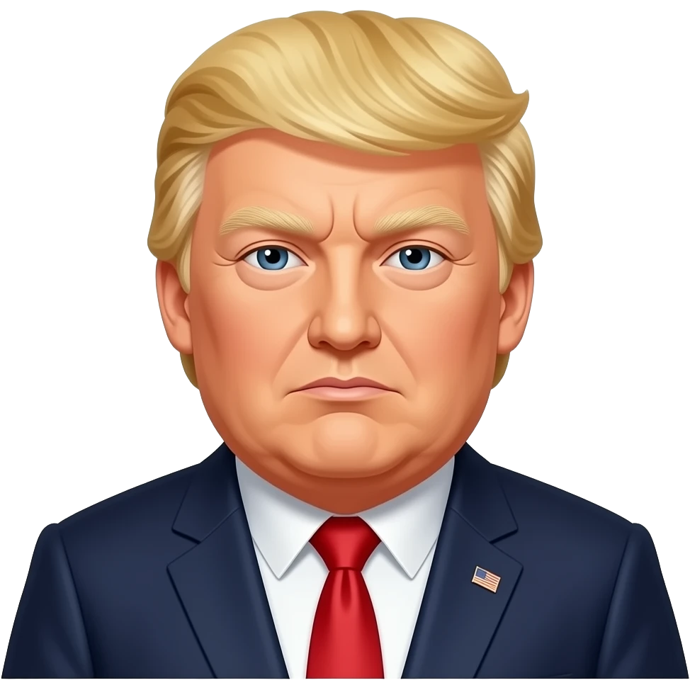 Very fat Donald trump emoji
