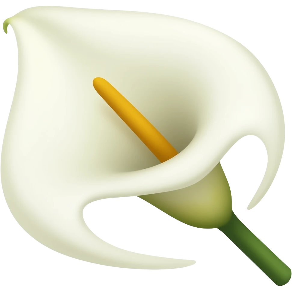 Calla lily emoji