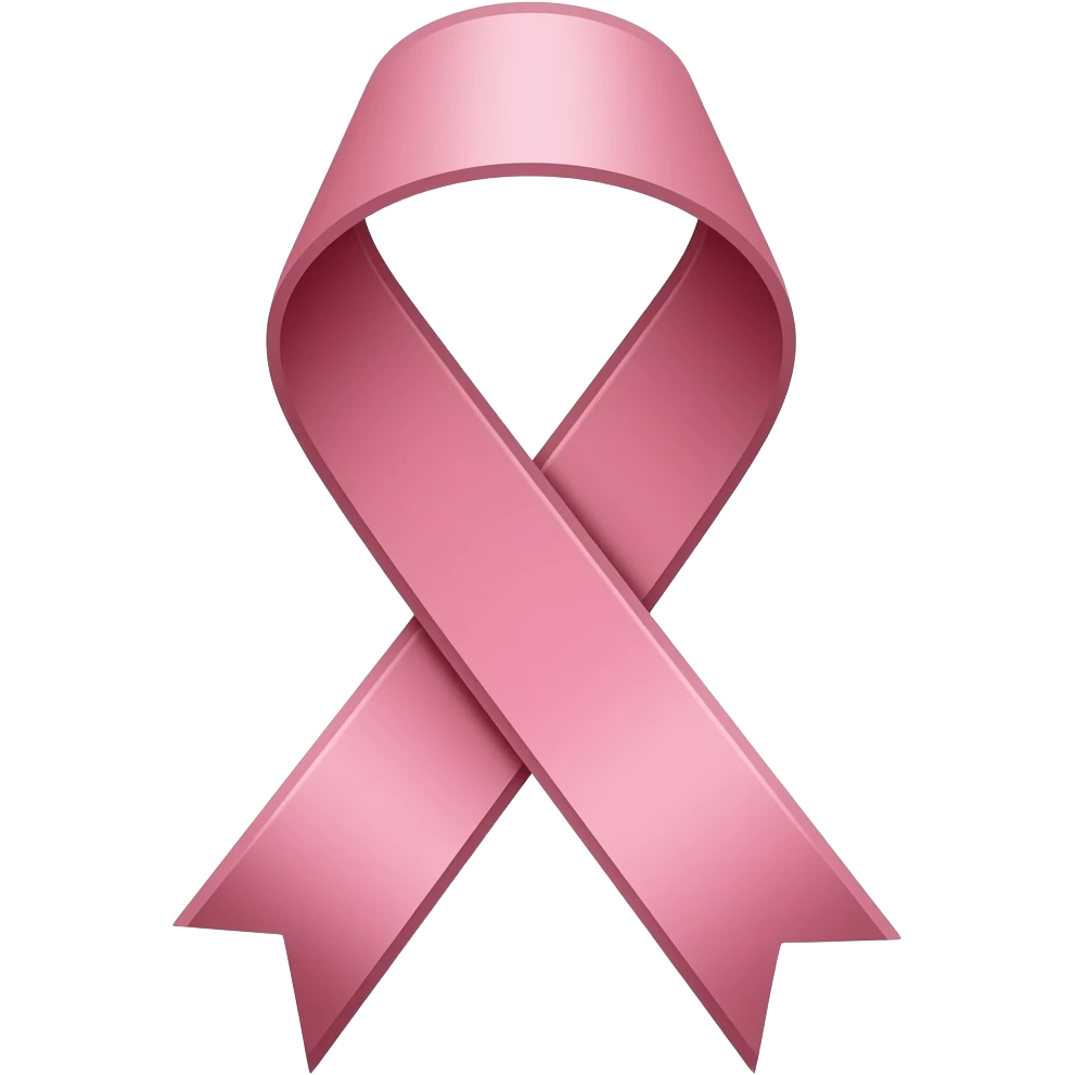 Light pink ribbon emoji