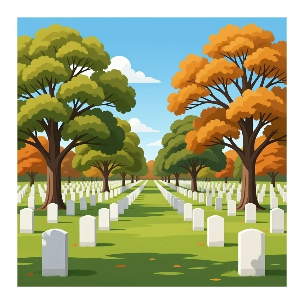 national cemetery emoji