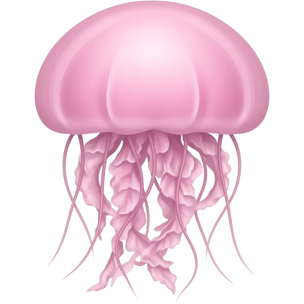 PINK MILIMLISTIC JELLY FISH emoji
