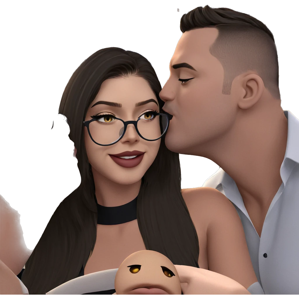 city night kiss moment emoji