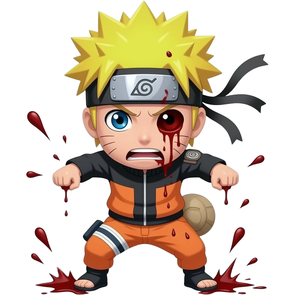 Naruto goling batt se marte huye isme se boll remove kr do emoji