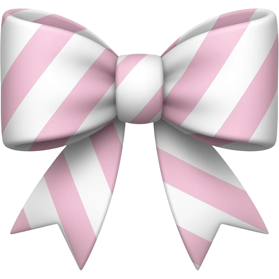 Marshmallow bow emoji