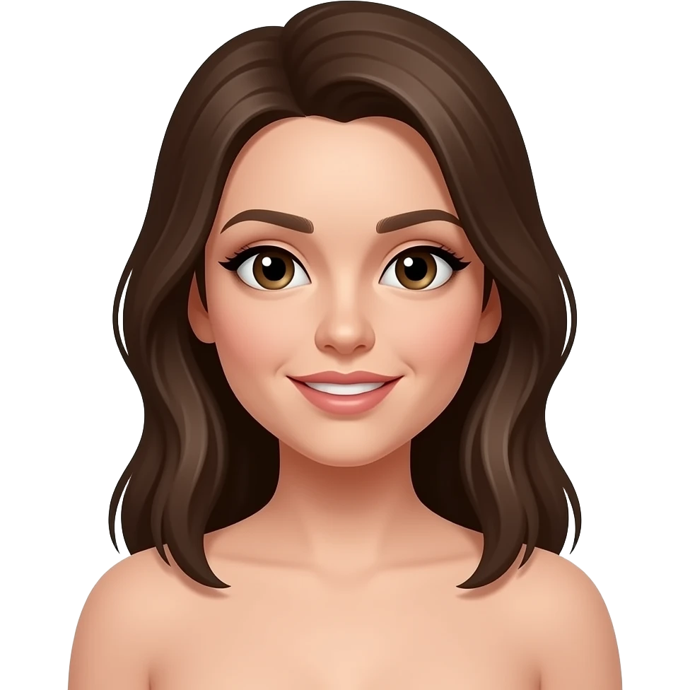 Голоя девушка emoji