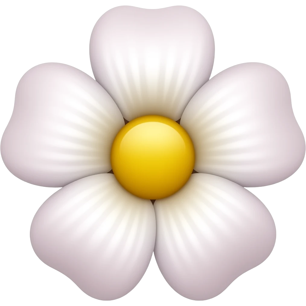 Remarca mas la zona de la flor emoji