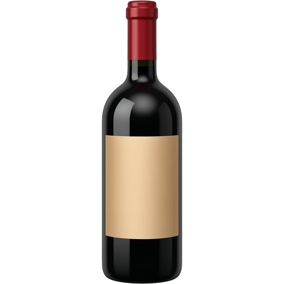 Red wine bottle emoji