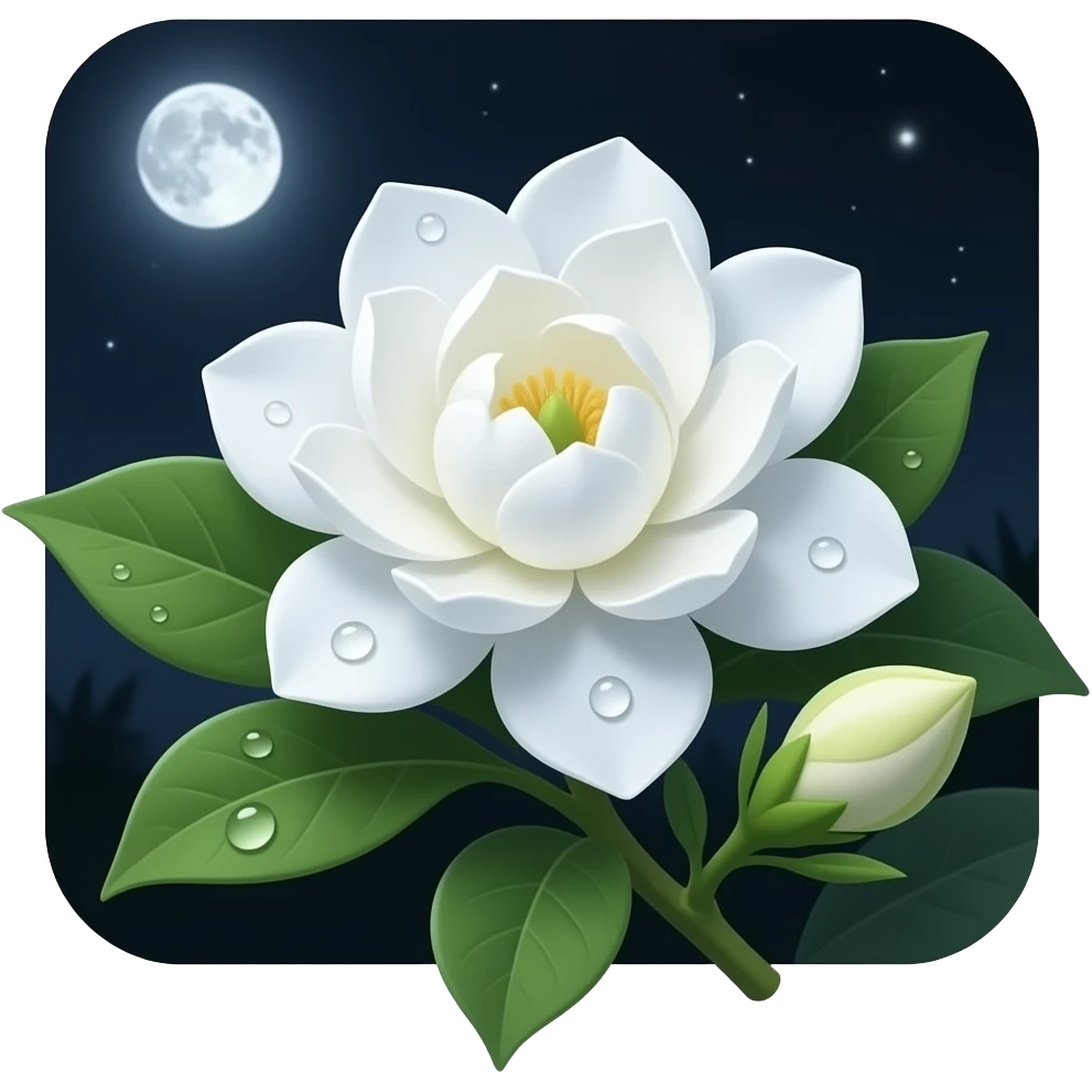 Jasmine night flowering emoji