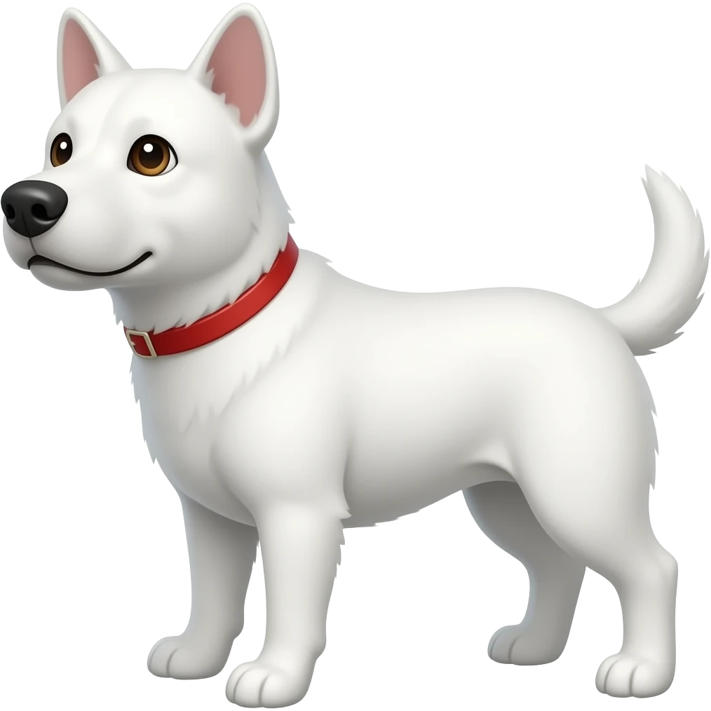 White dog emoji