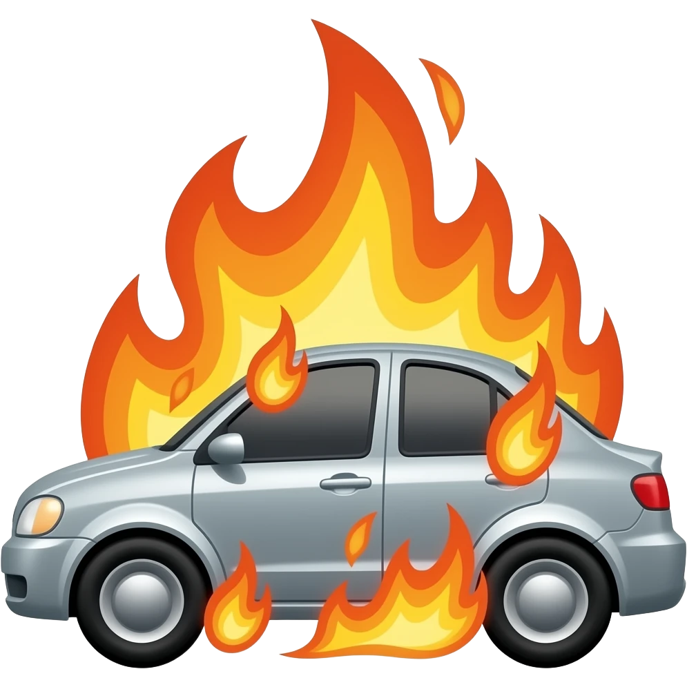 🚗🔥 emoji