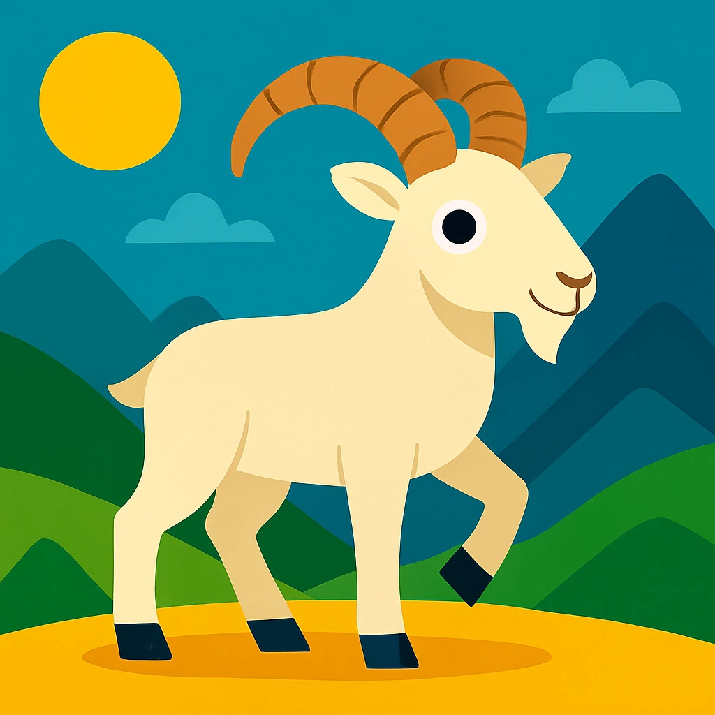 Mountain goat emoji