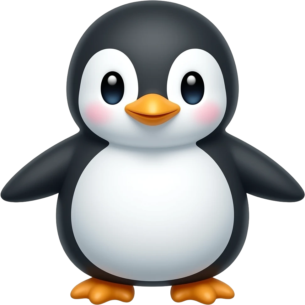 Make a emoji is a penguin but even more cute emoji