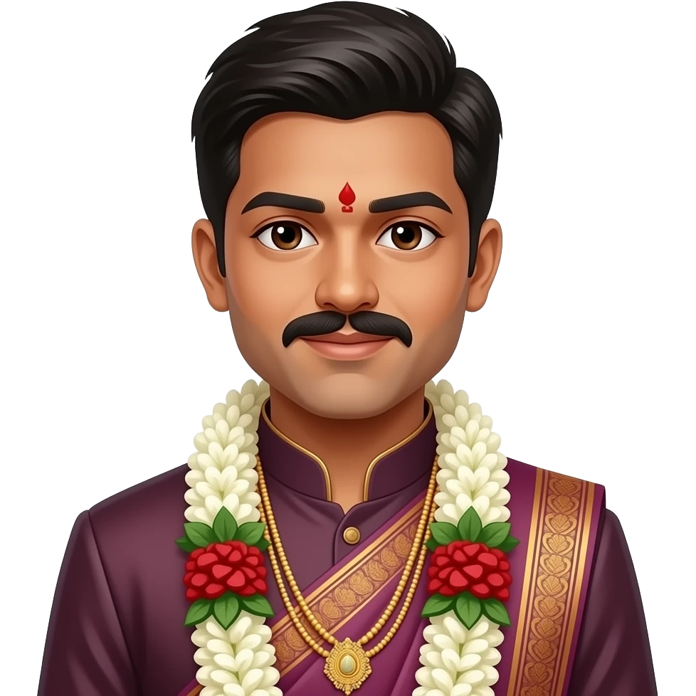 Kannadiga groom emoji