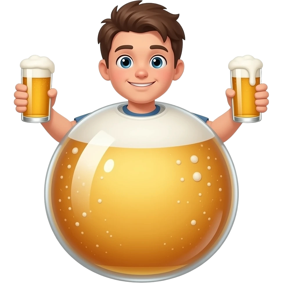 Zrób chłopak 16 latek z piwny brzuchem🫄🏼 brzuch ma kształt jak piłka + twarty brzuch + bardzo ogromny brzuch i trzyma oba piwa 🍻 emoji