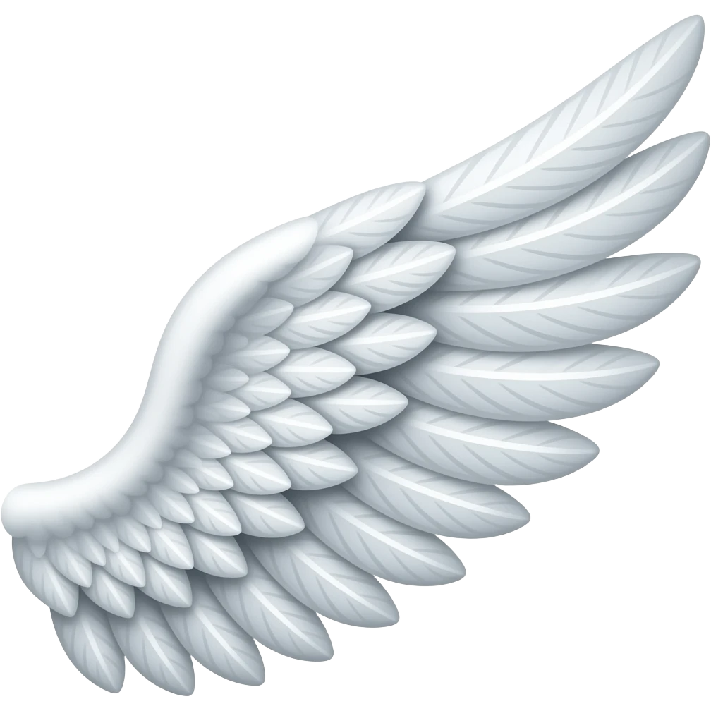 right angel wing emoji