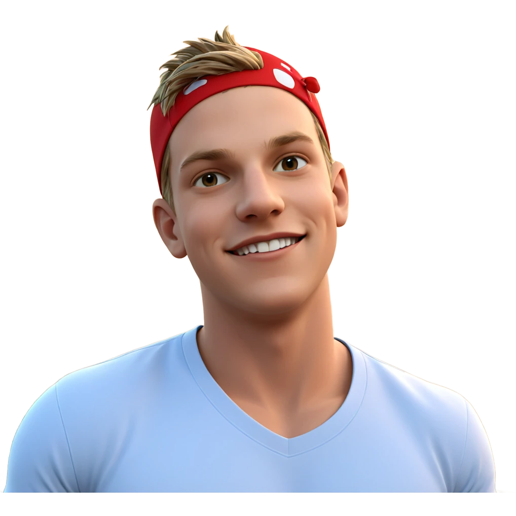 smiling boy by the ocean emoji