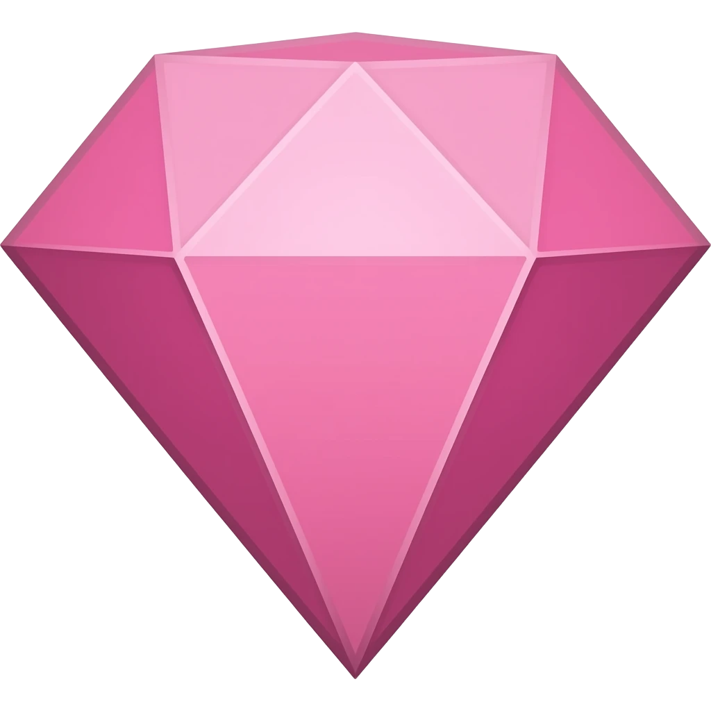 pink diamond emoji