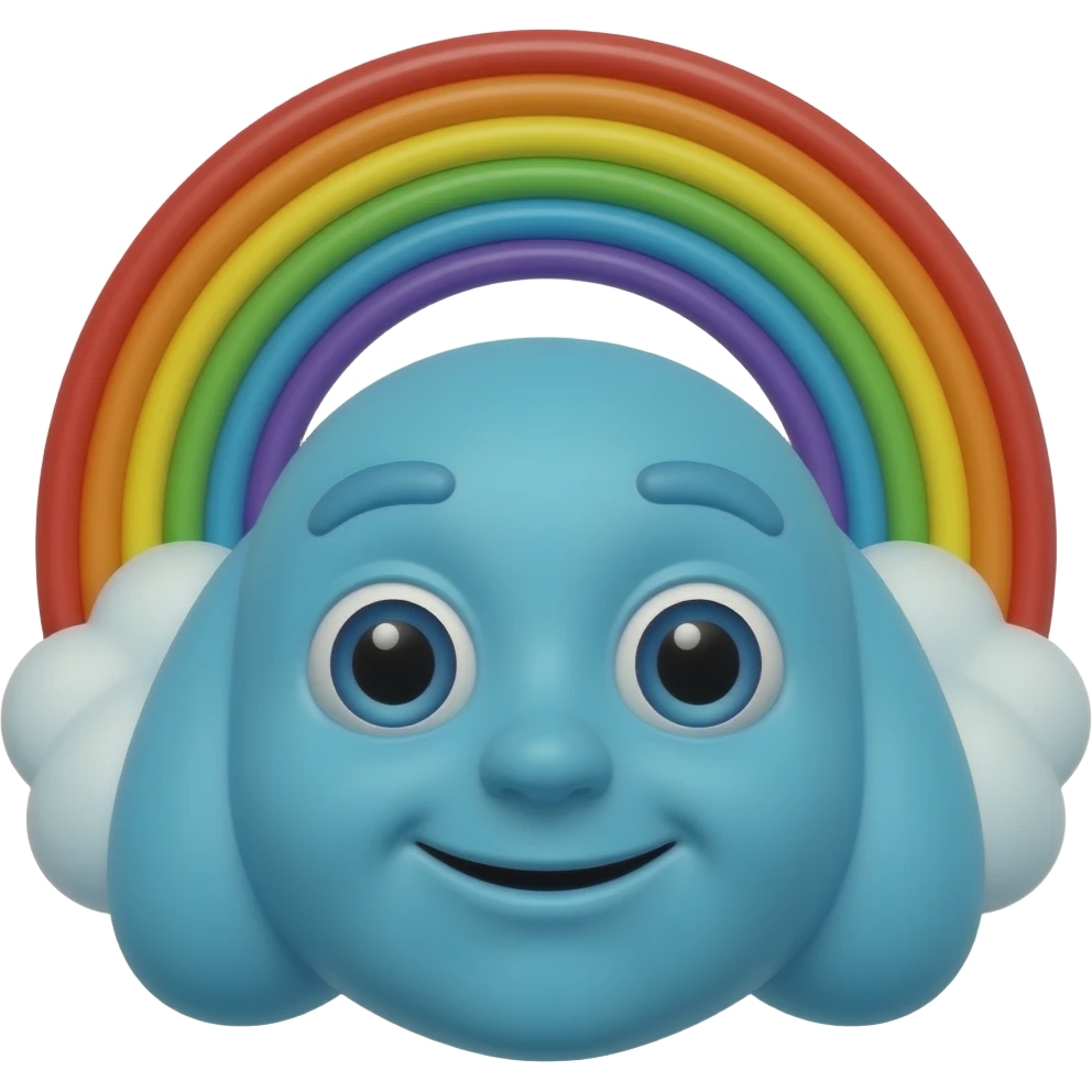 rainbow friend blue emoji