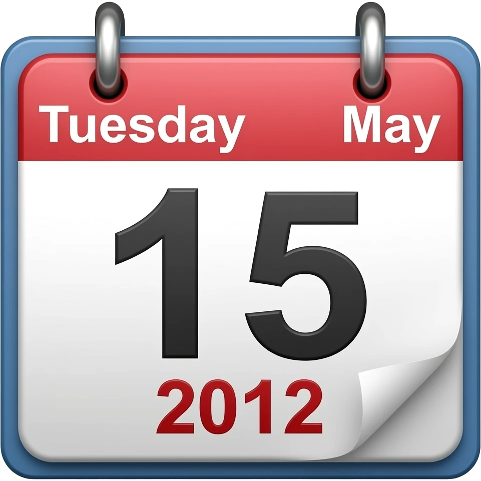 Tuesday may 15 2012 emoji