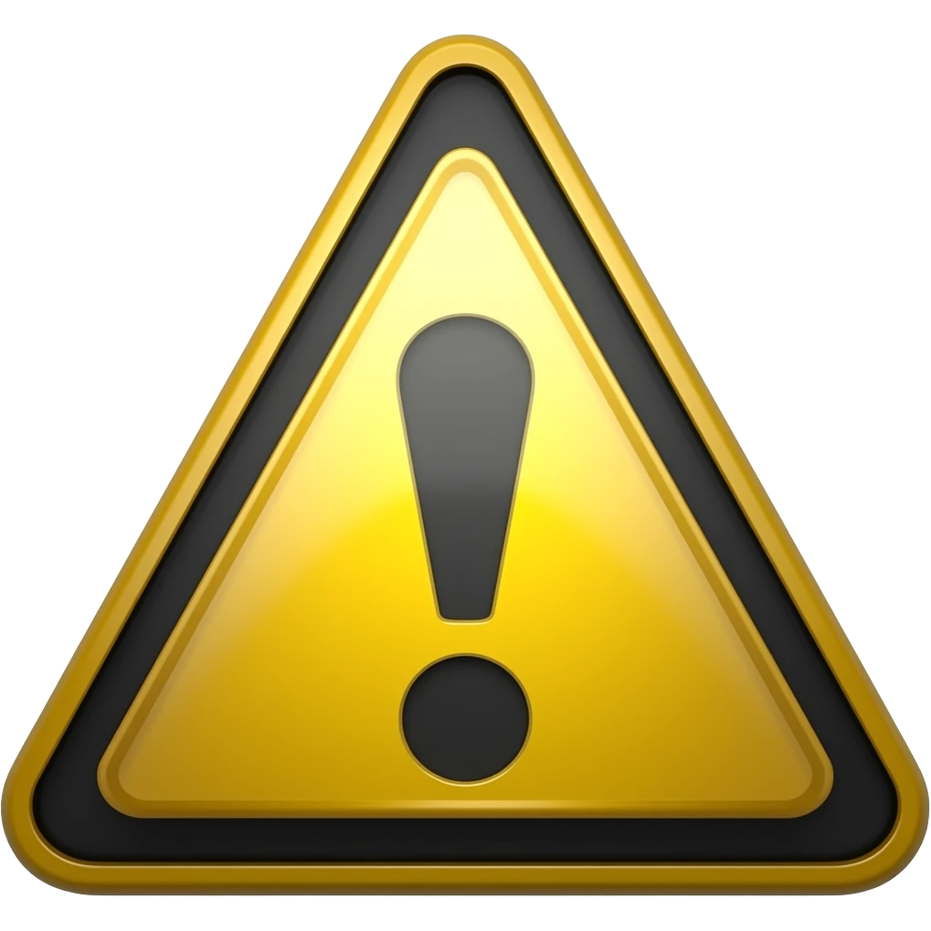 signos de alerta emoji