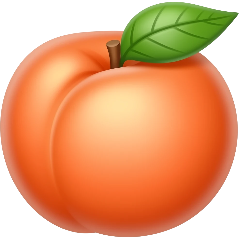 Peach emoji