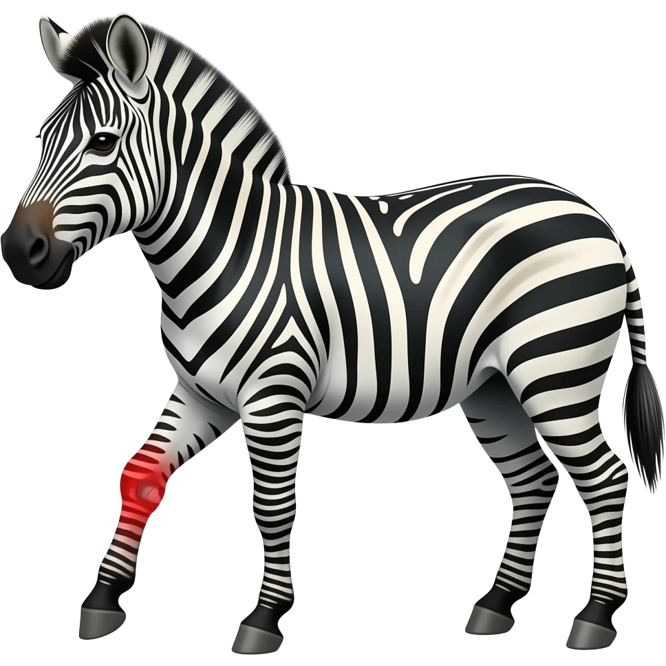 Pains Zebra emoji