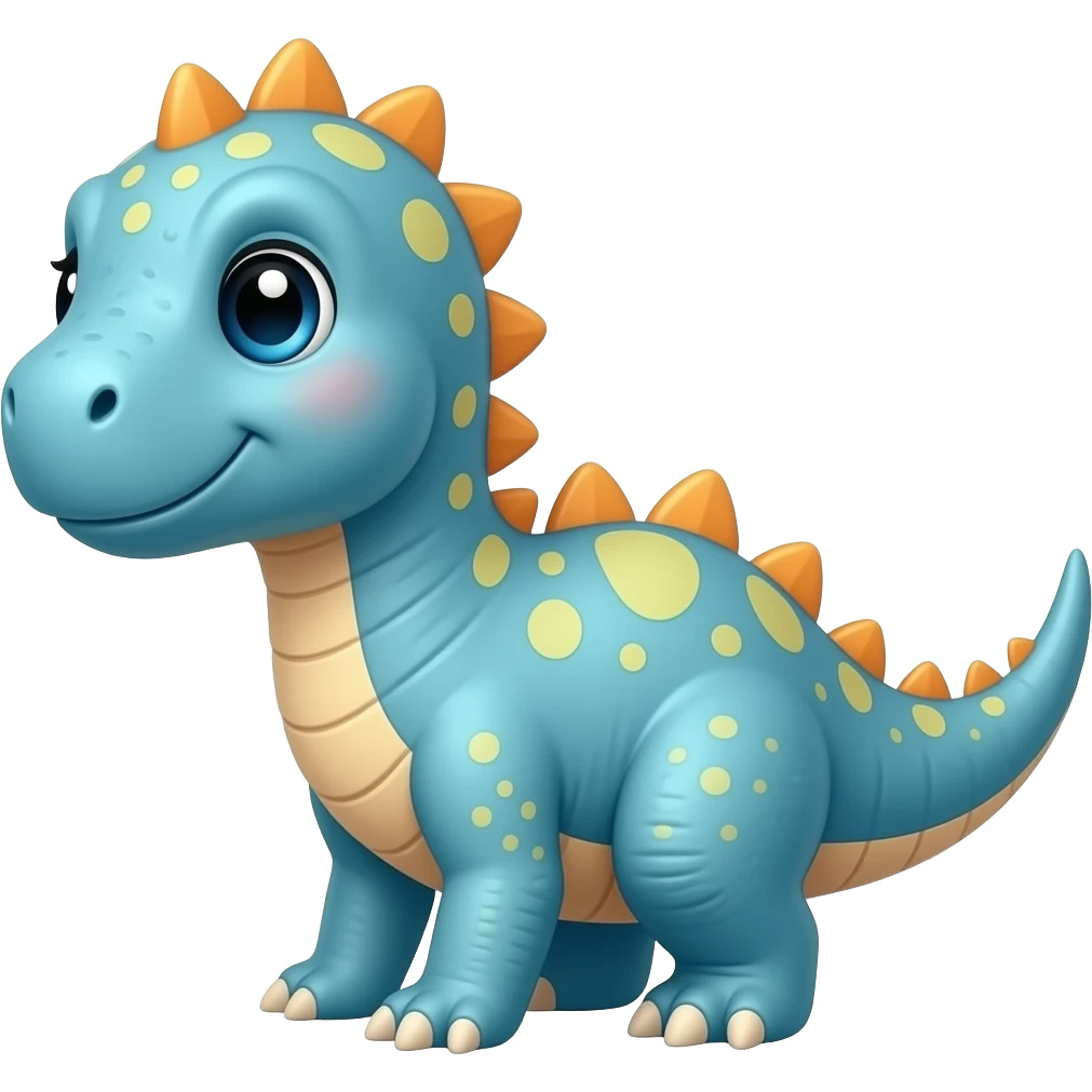 Cute baby dinosaur emoji