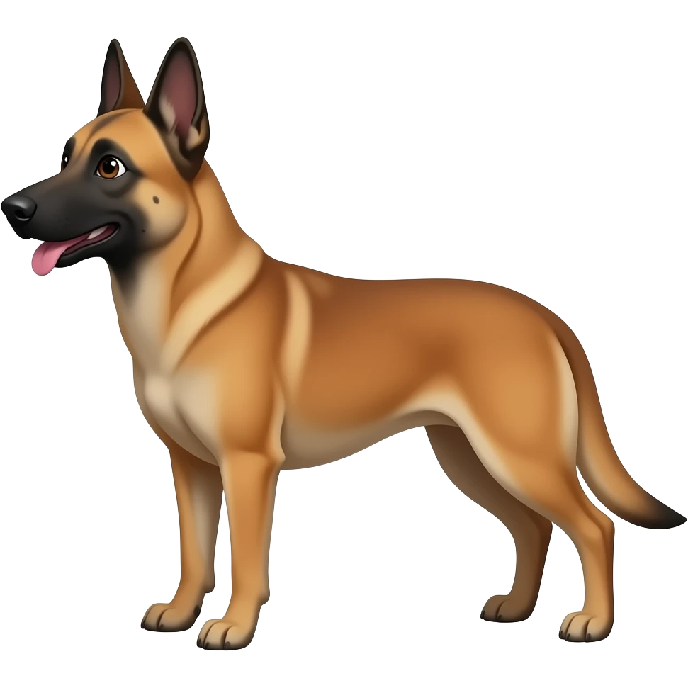 malinois dog thinking question mark emoji