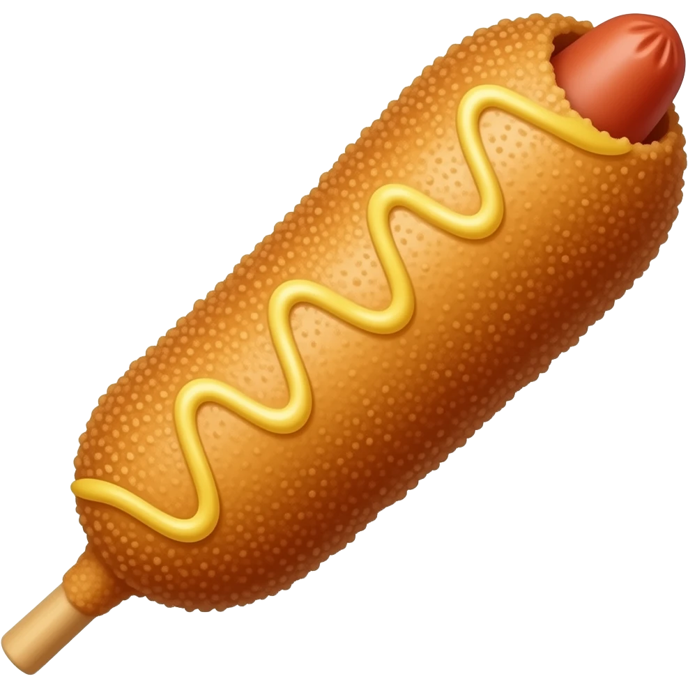 Corn dog emoji
