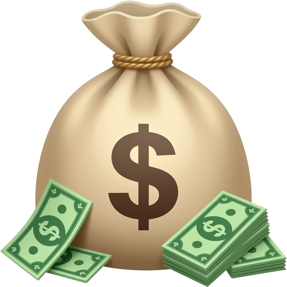 bag of money emoji