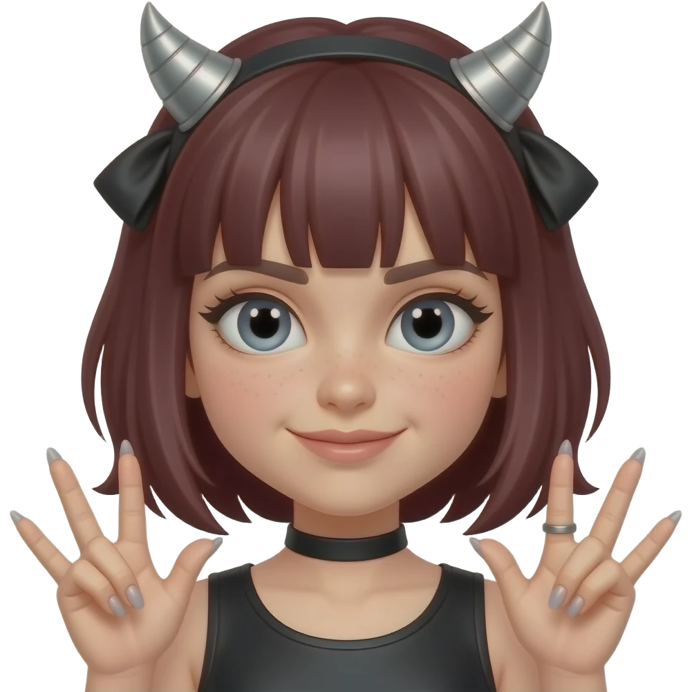 Girl baddie nails emoji