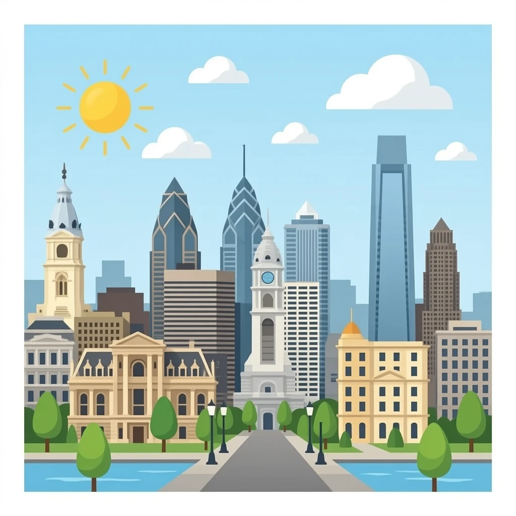 Philadelphia Map emoji