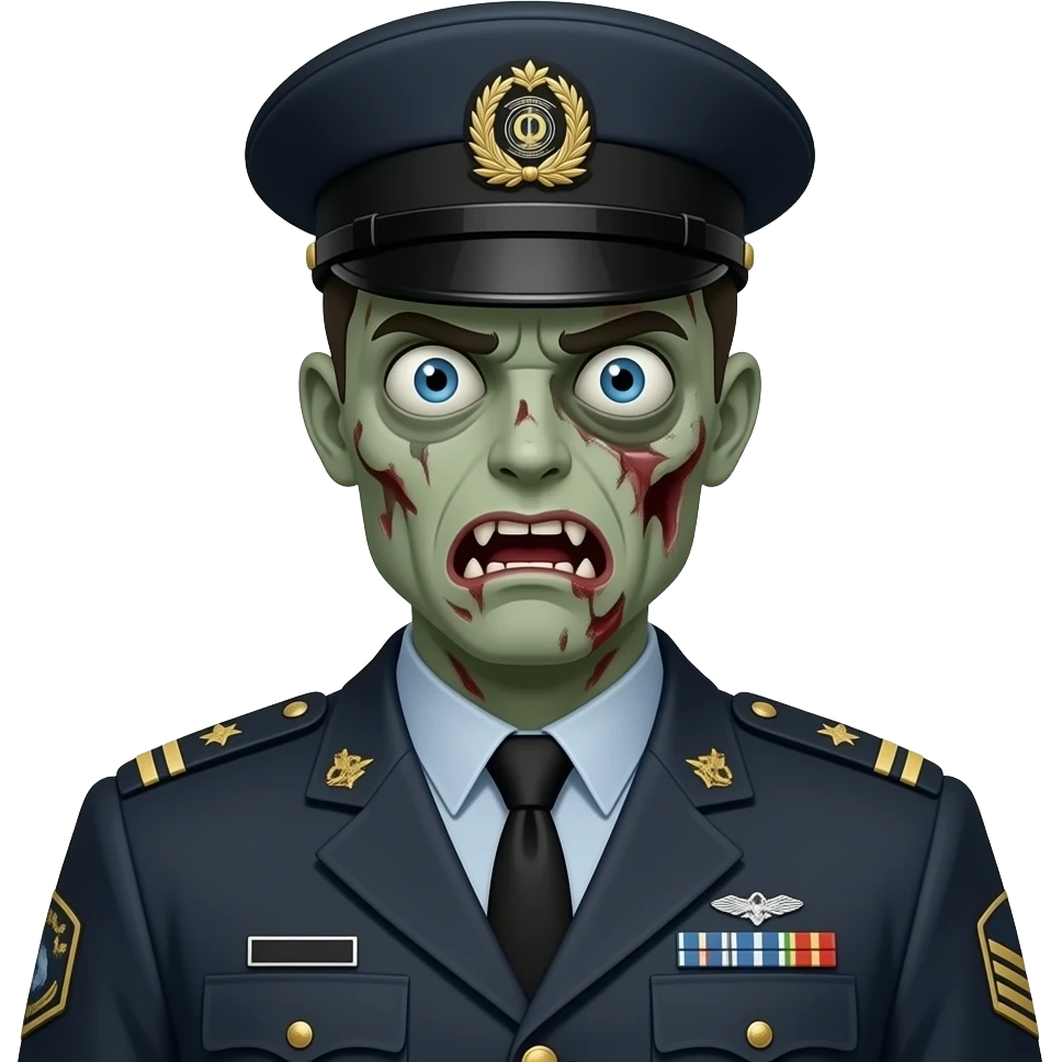 zoombies in uniform emoji