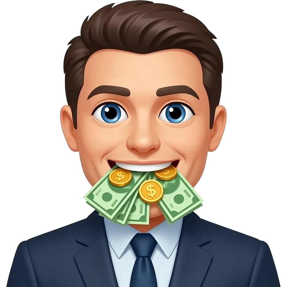 money-mouth face emoji