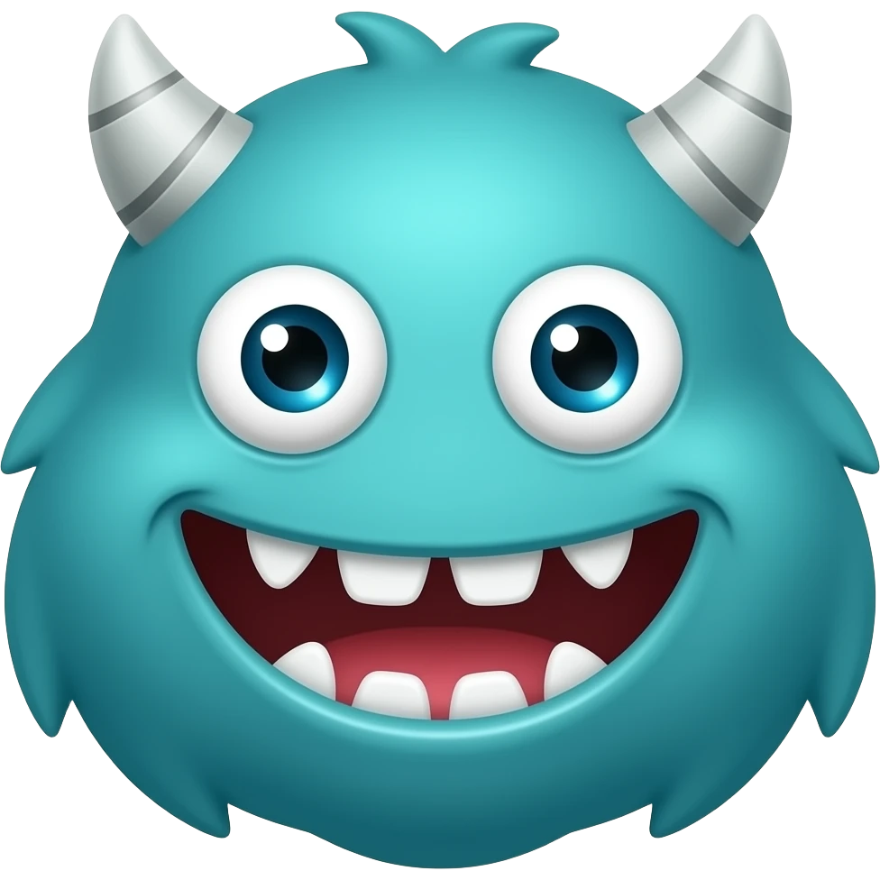 monster smiley emoji