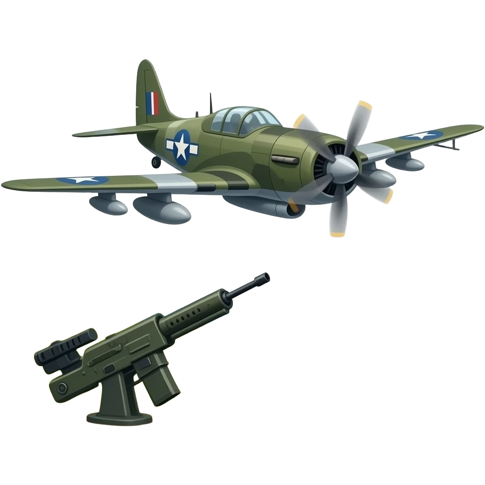 CLOSE AIRSUPPORT PROP PLANE emoji