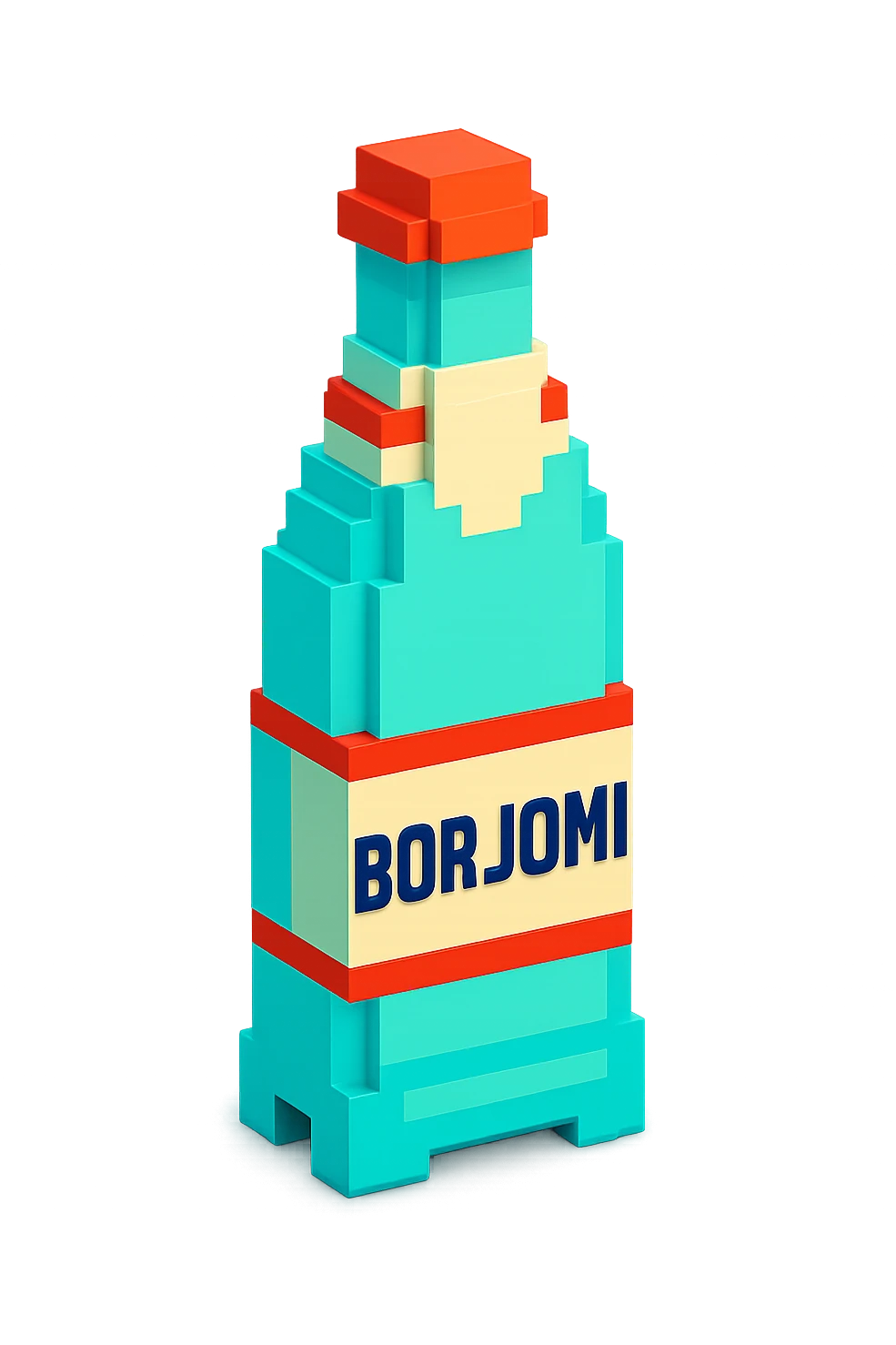 бутылка borjomi, no background emoji