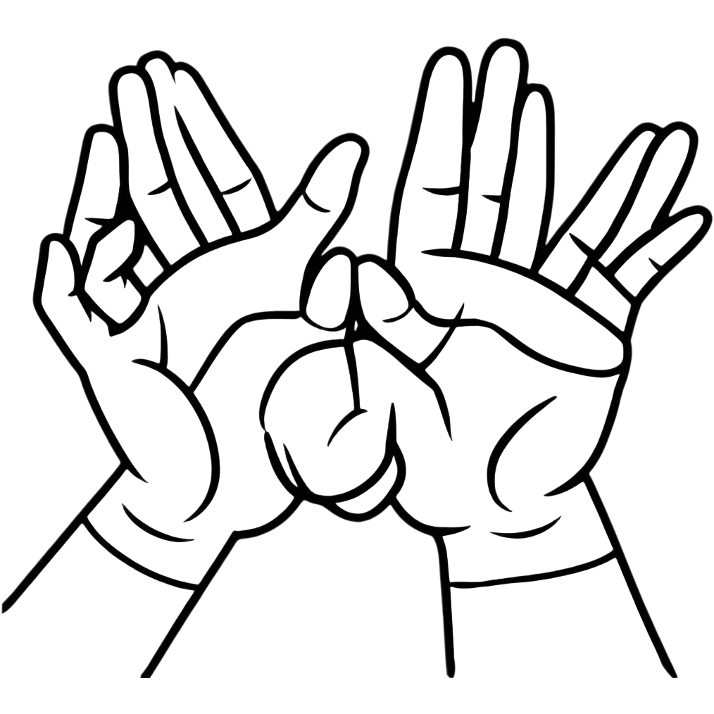 hands with cuts emoji